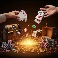 Roda Roulette Eropa dalam nuansa neon
